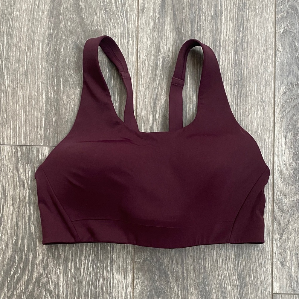 Athleta - Deep Burgundy Sports Bra - Size 32C
